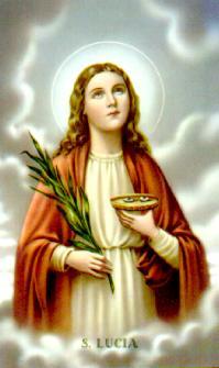 <span style="font-weight: bold;">LA NIÑA SANTA LUCIA</span>